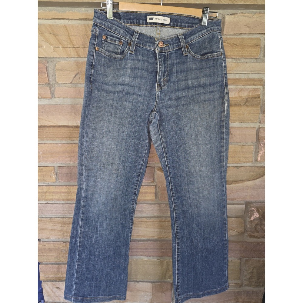Levi's 529 Curvy Bootcut Jeans Women 10M Blue Denim Medium Wash 30x32 Stretch